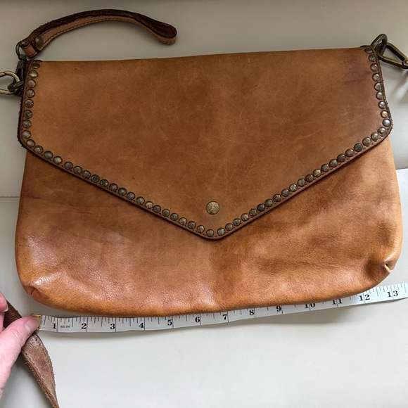 Genuine leather messenger crossbody - Picture 5 of 6